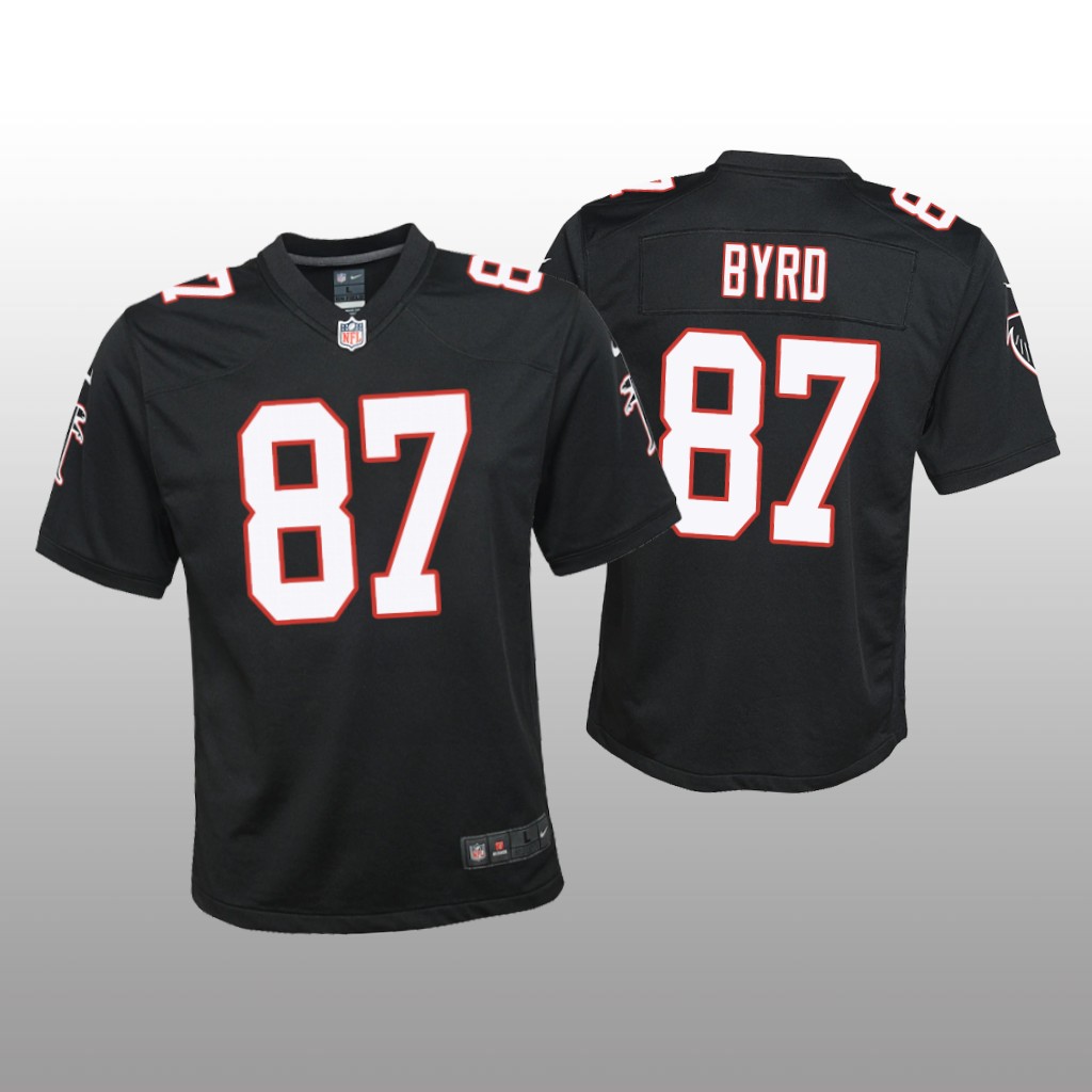 Atlanta Falcons Damiere Byrd Black Jersey Throwback Game - Youth