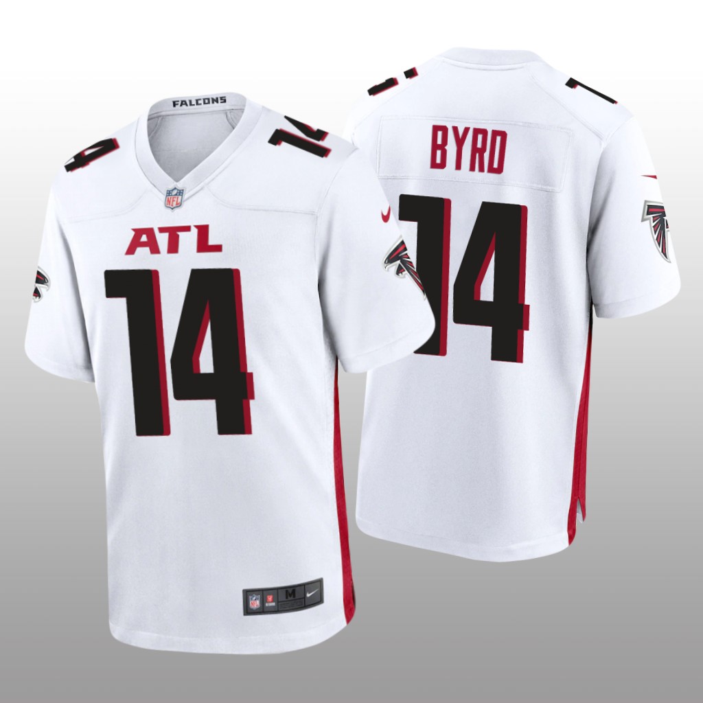 Atlanta Falcons Damiere Byrd White Jersey Game - Men's