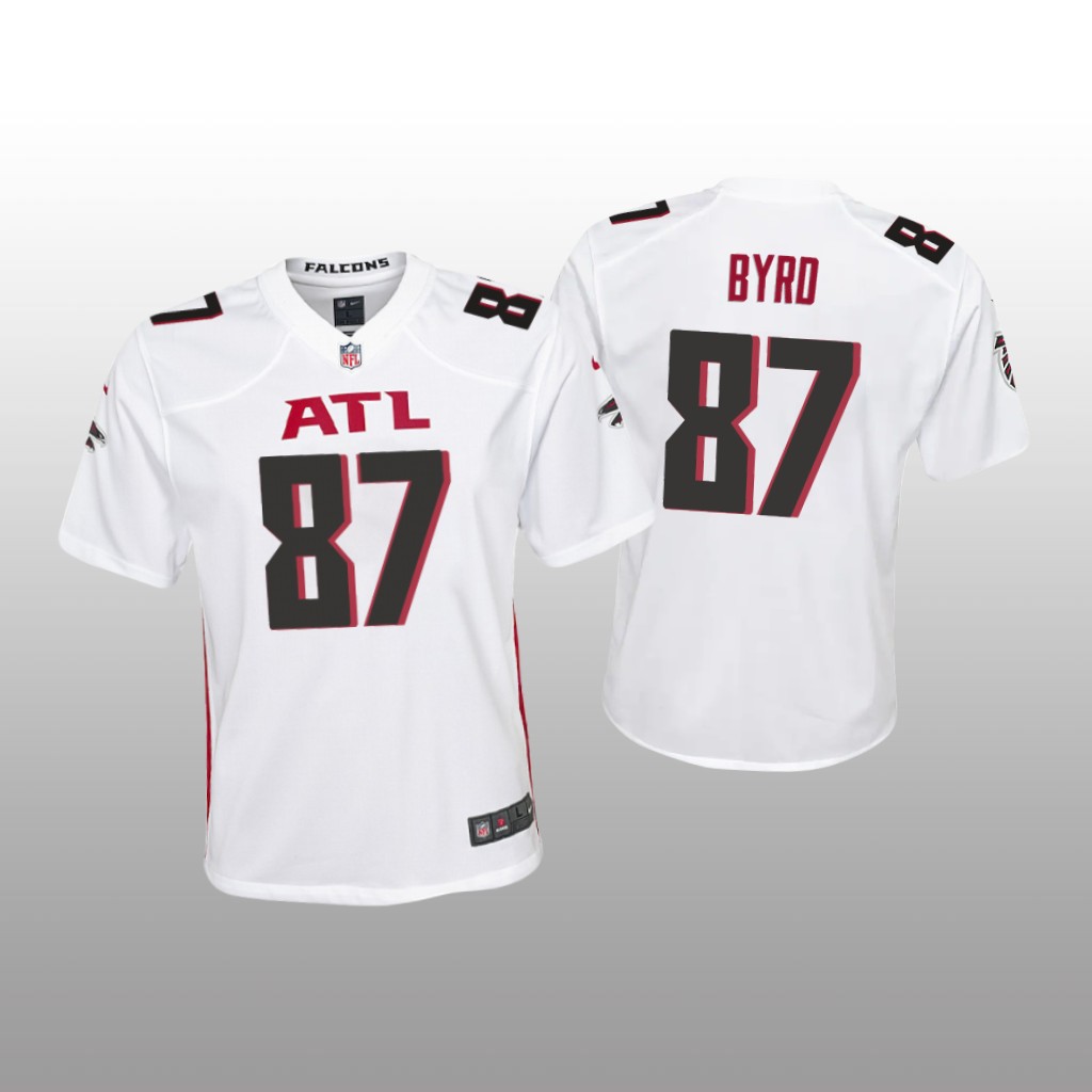 Atlanta Falcons Damiere Byrd White Jersey Game - Youth