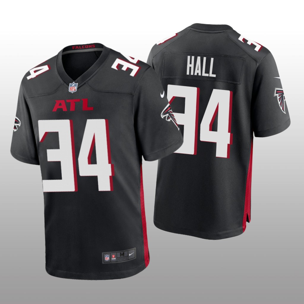 Atlanta Falcons Darren Hall Black Jersey Game - Men's