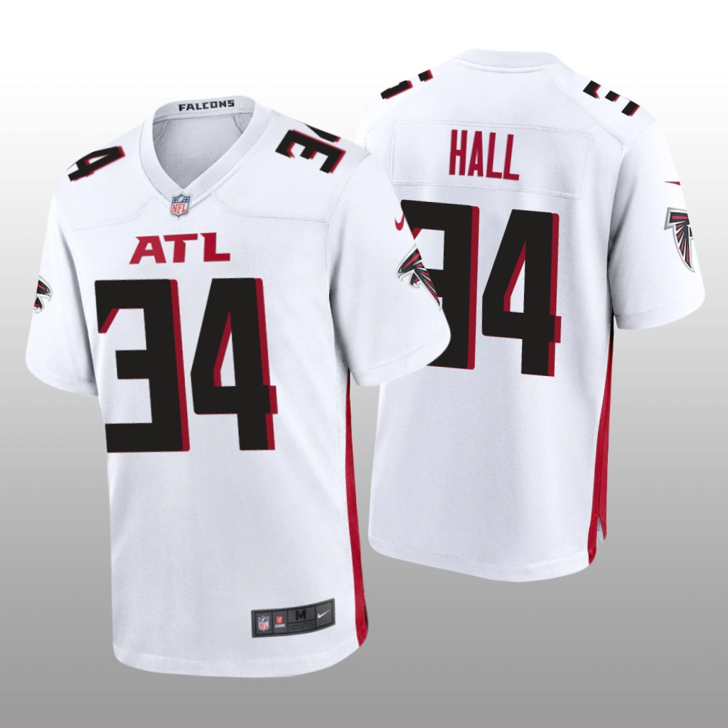 Atlanta Falcons Darren Hall White Jersey Game - Men's