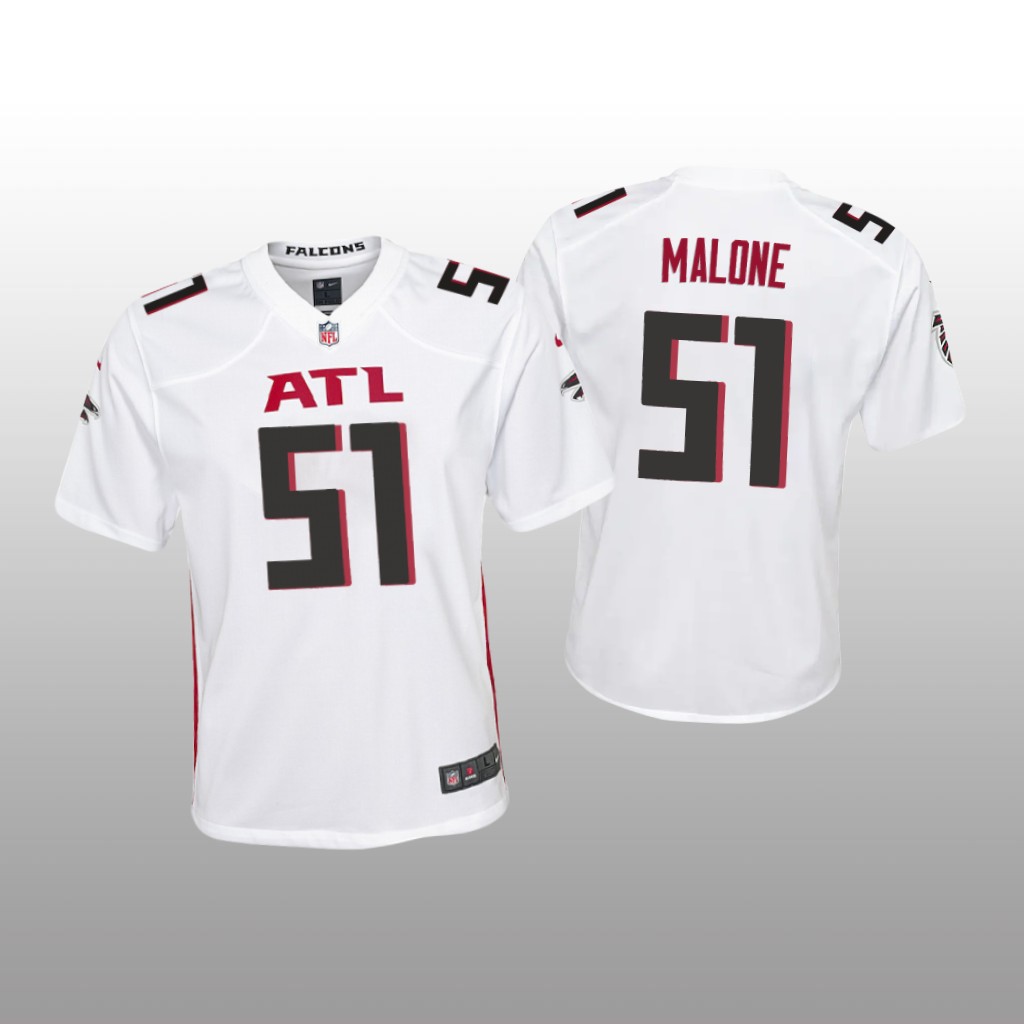 Atlanta Falcons DeAngelo Malone White Jersey Game - Youth
