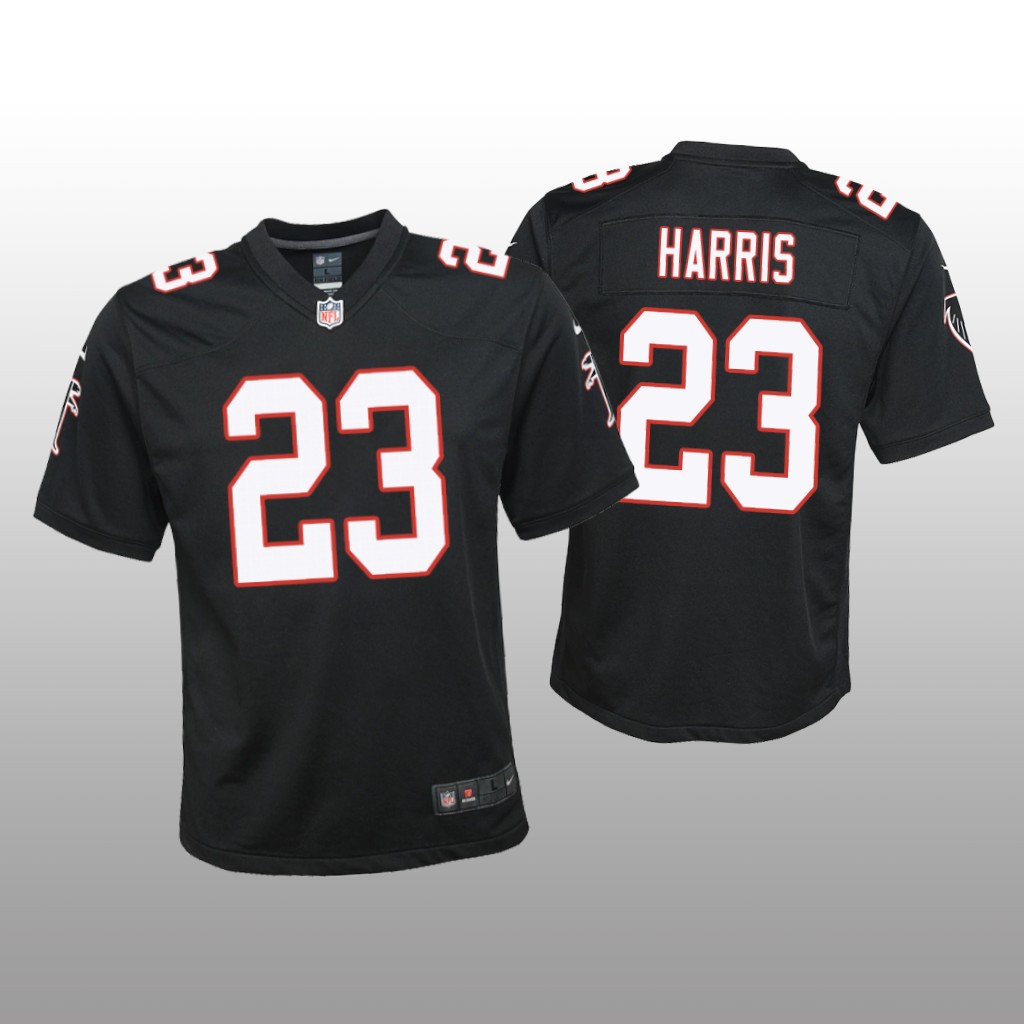 Atlanta Falcons Erik Harris Black Jersey Throwback Game - Youth
