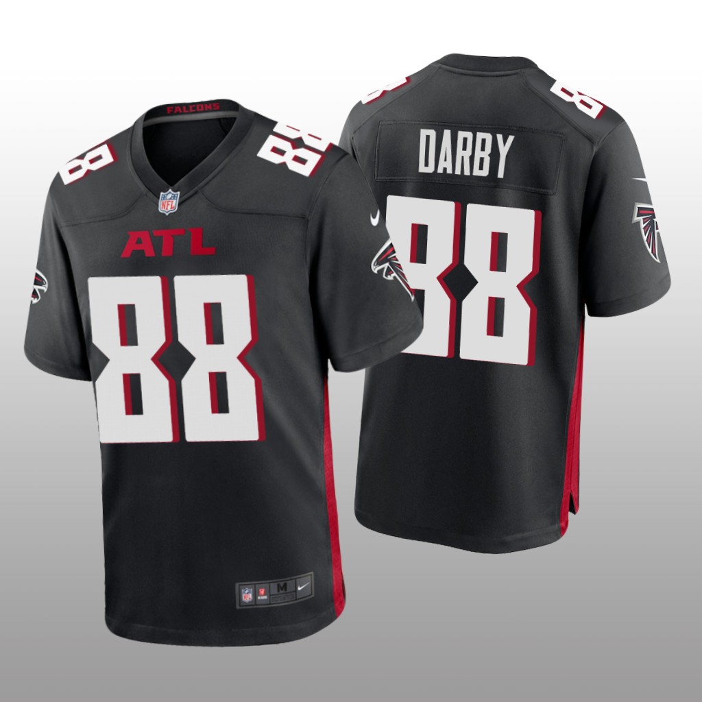 Atlanta Falcons Frank Darby Black Jersey Game - Men's