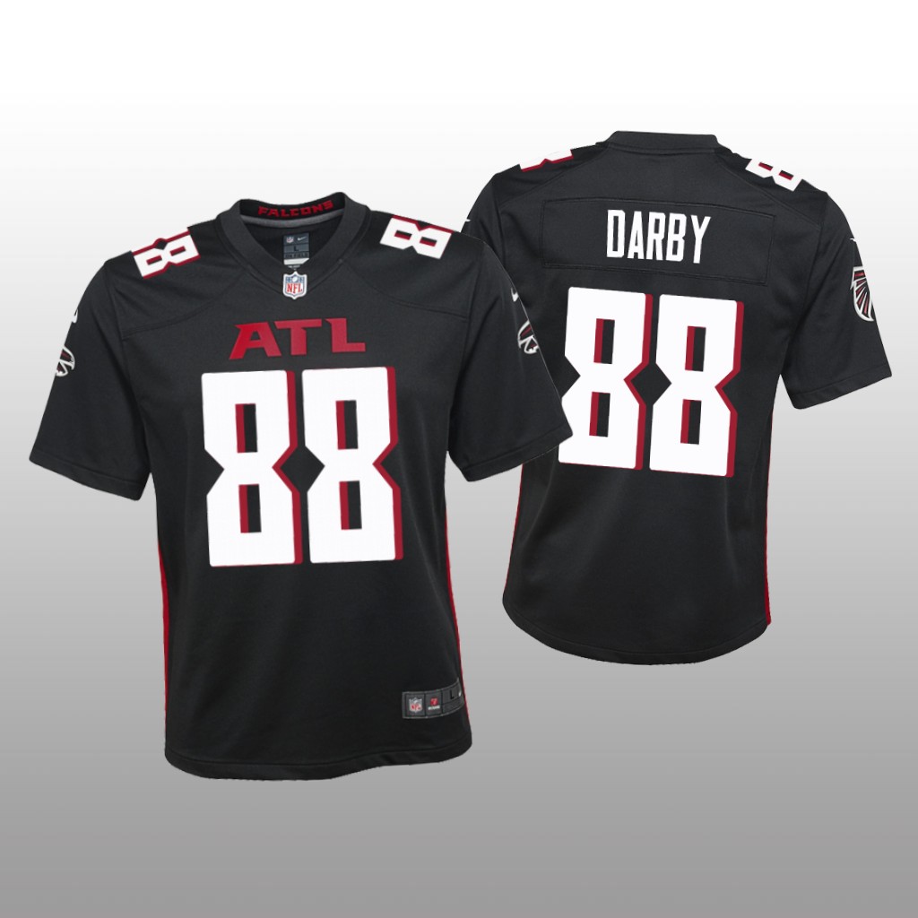 Atlanta Falcons Frank Darby Black Jersey Game - Youth