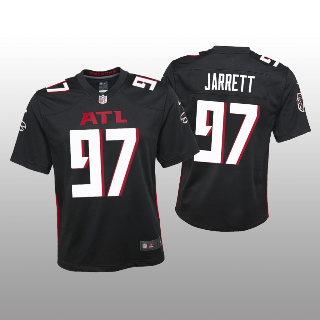Atlanta Falcons Grady Jarrett Black Jersey Game - Youth