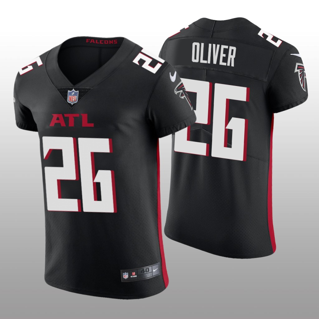 Atlanta Falcons Isaiah Oliver Black Jersey Vapor Elite Men's