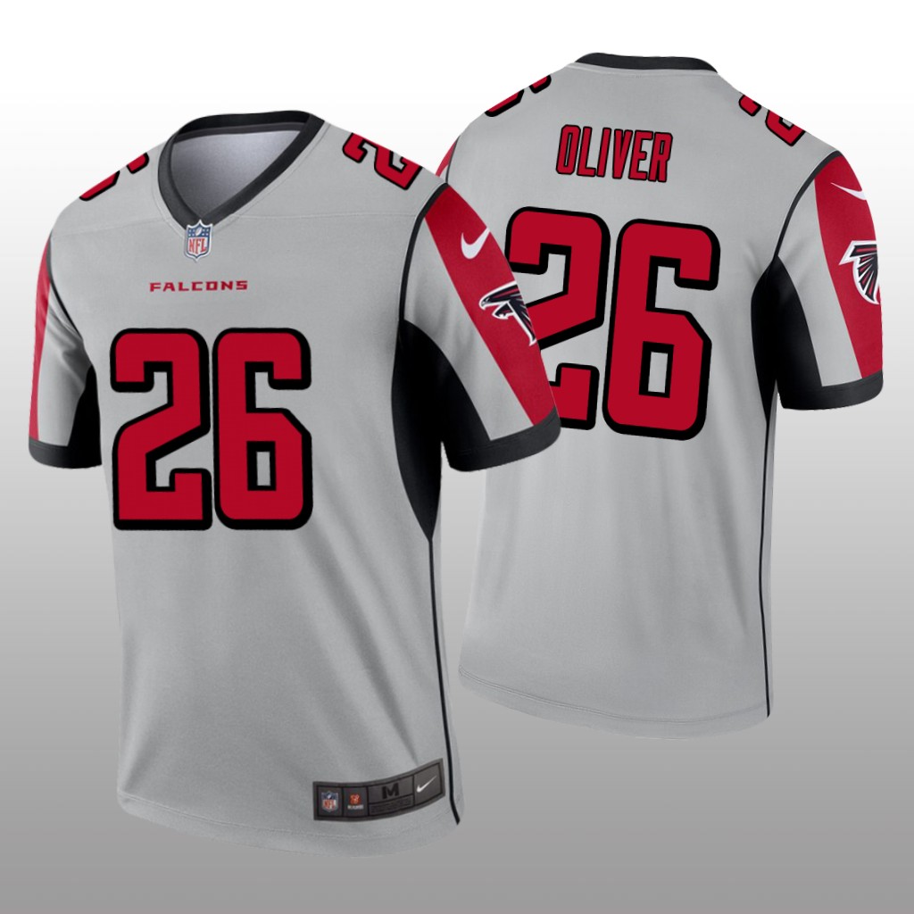 Atlanta Falcons Isaiah Oliver Silver Jersey Inverted Legend - Men's