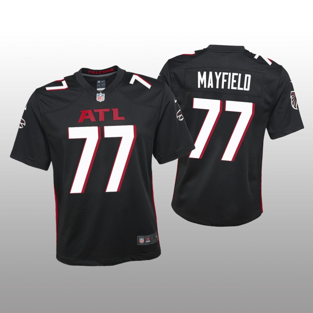 Atlanta Falcons Jalen Mayfield Black Jersey Game - Youth