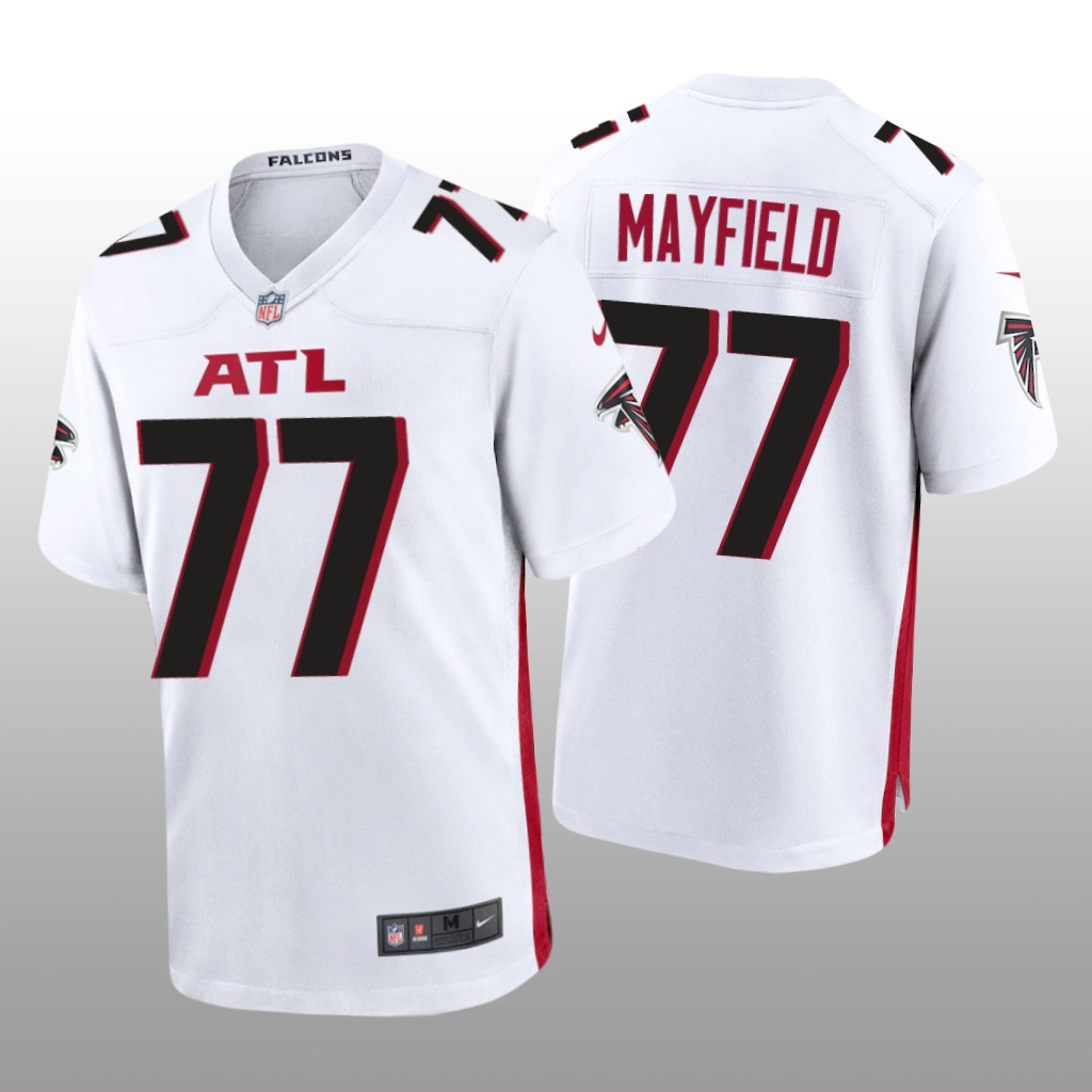 Atlanta Falcons Jalen Mayfield White Jersey Game - Men's