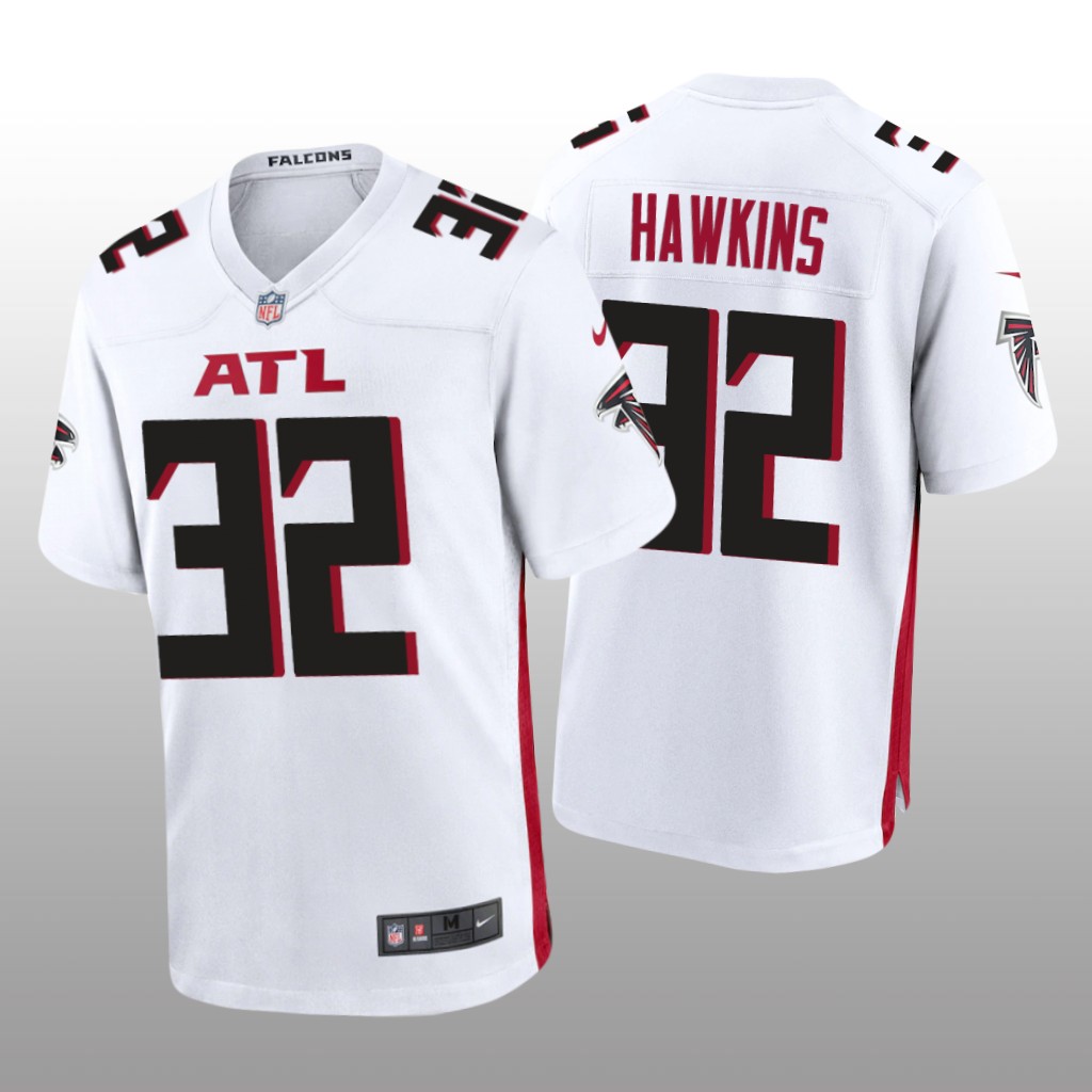 Atlanta Falcons Jaylinn Hawkins White Jersey Game - Men's