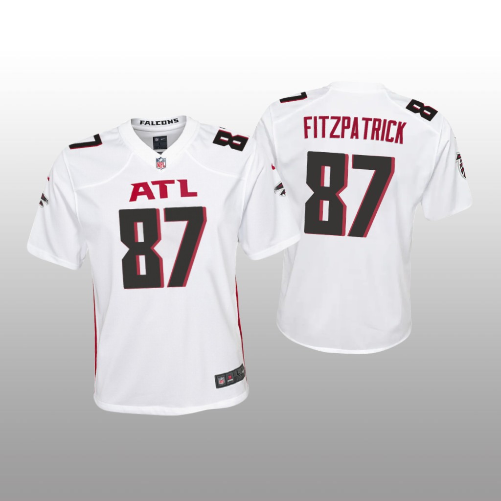 Atlanta Falcons John FitzPatrick White Jersey Game - Youth