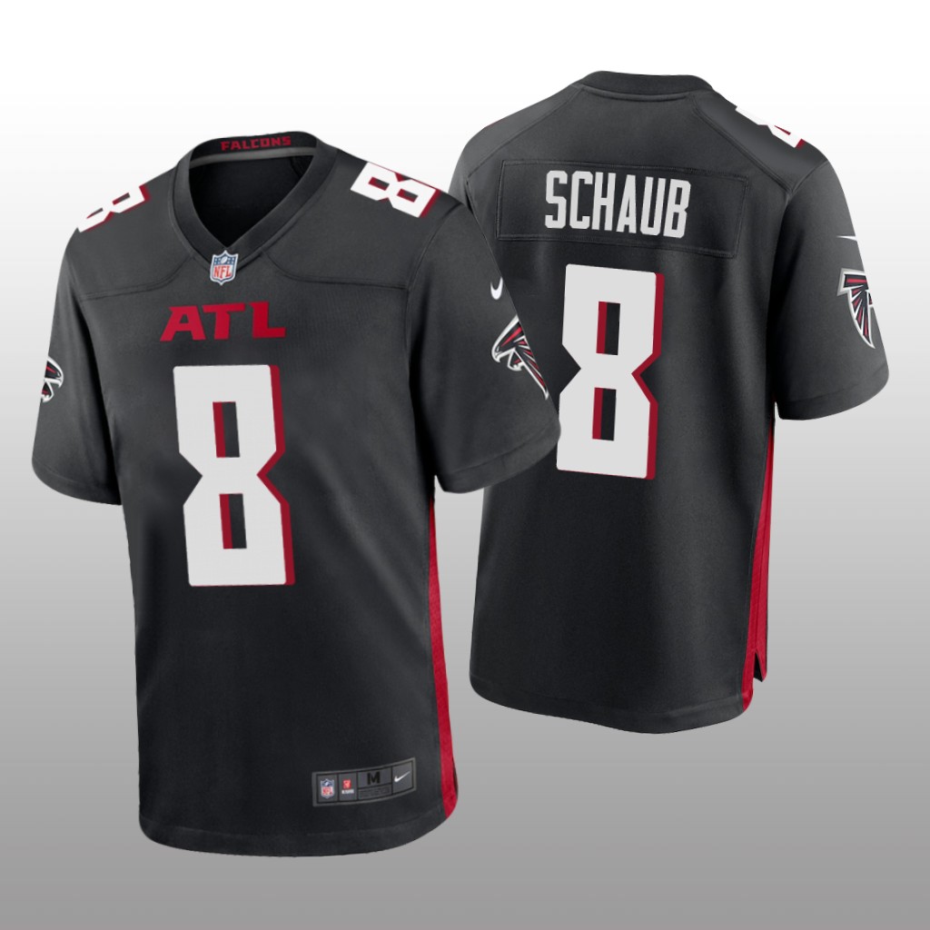 Atlanta Falcons Matt Schaub Black Jersey Game - Men's
