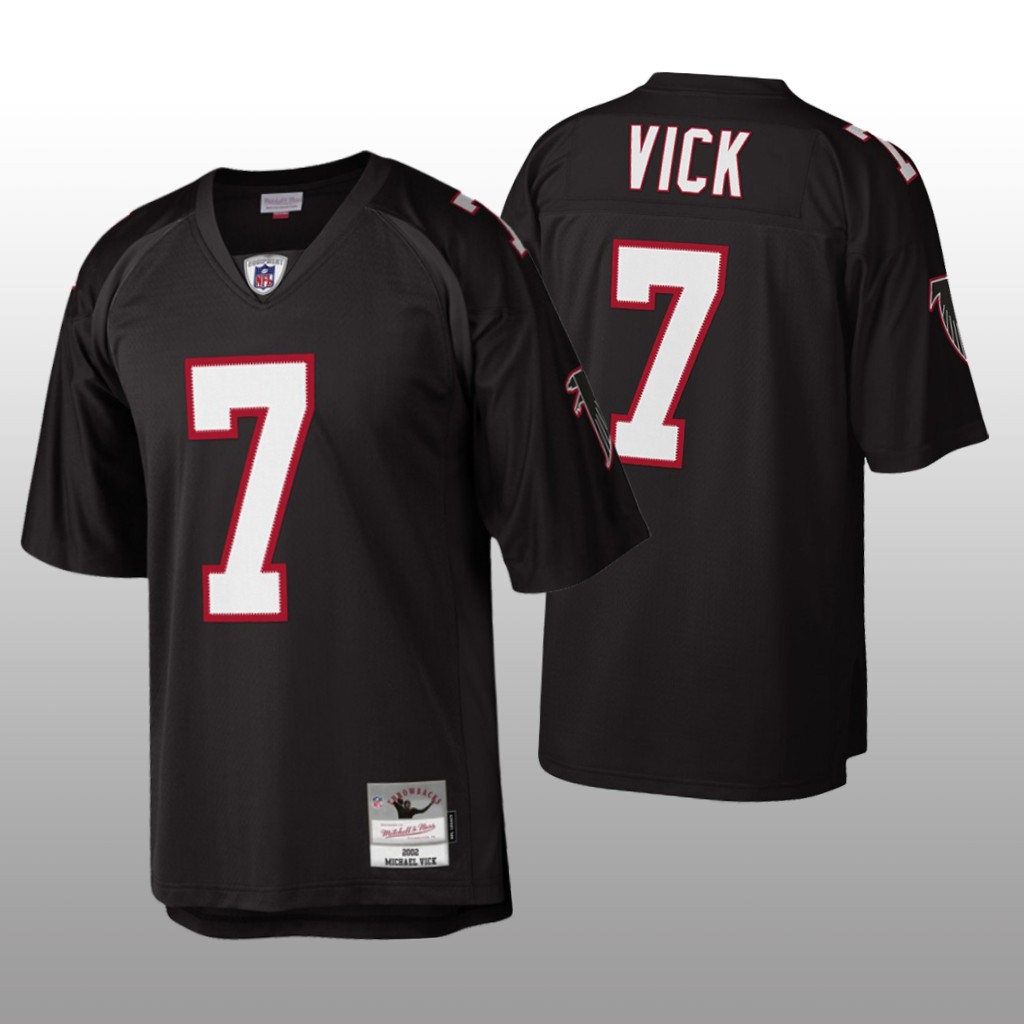 Atlanta Falcons Michael Vick Mitchell & Ness Black Legacy Jersey - Men's