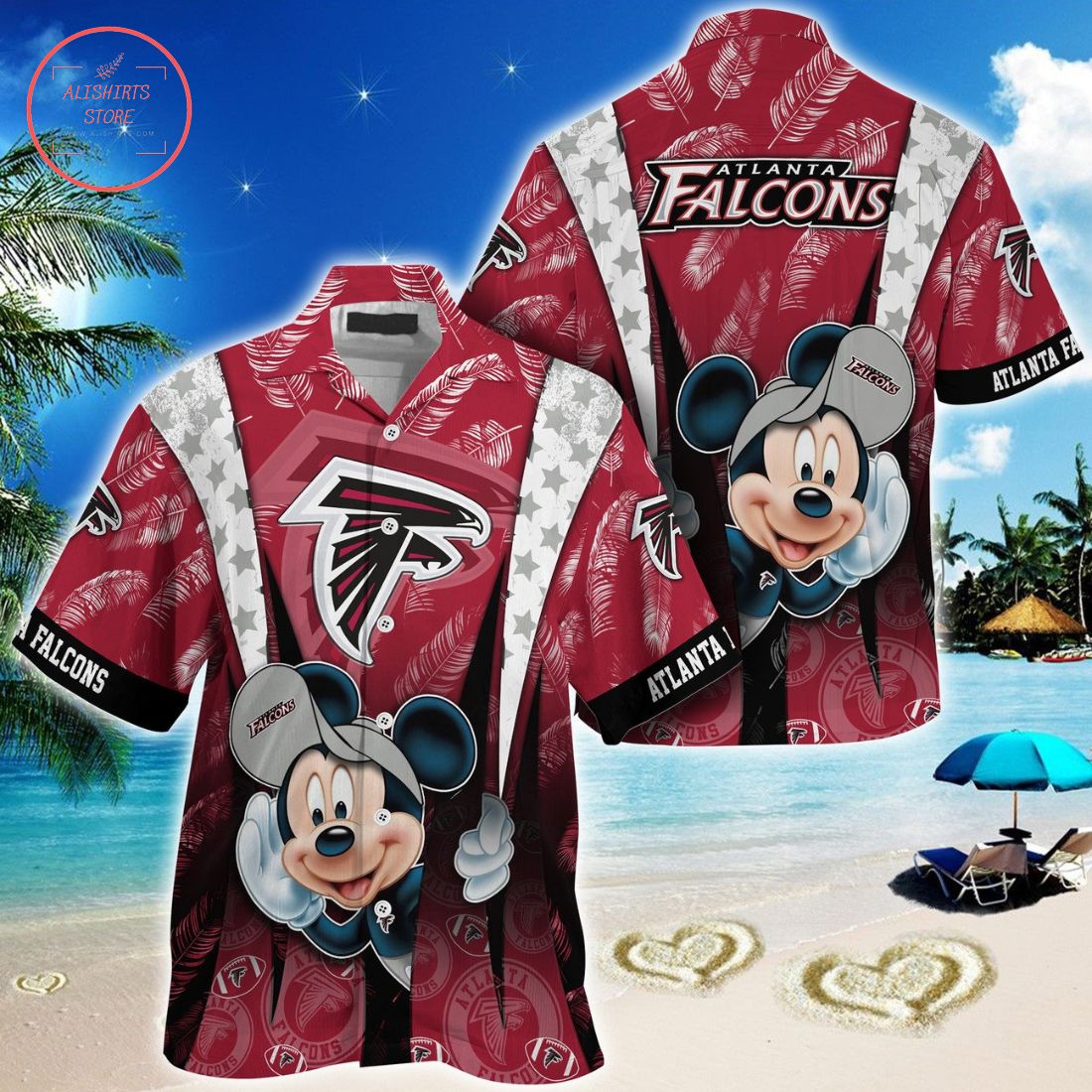 Atlanta Falcons Mickey Mouse Ball Hawaiian Shirt