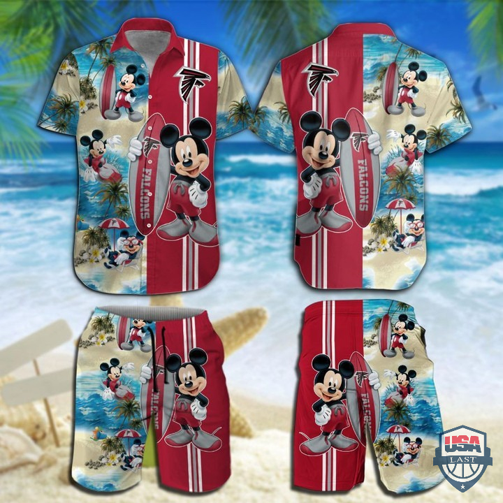Atlanta Falcons Mickey Mouse Hawaiian Shirt