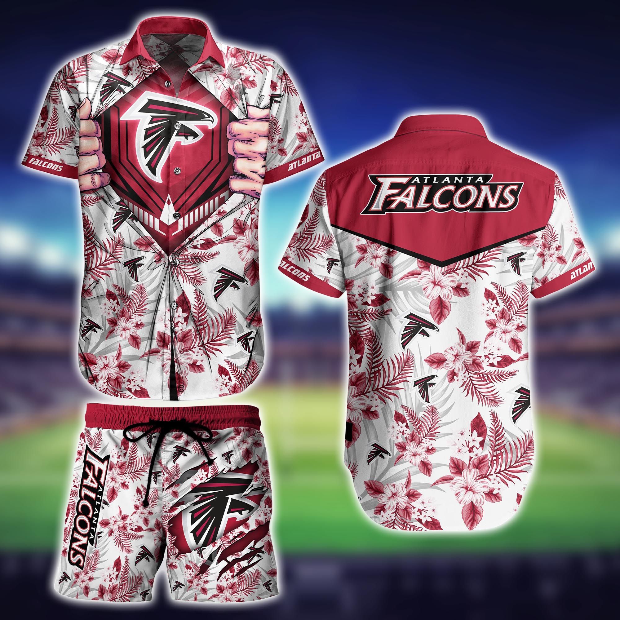 Atlanta Falcons My Heart Hawaiian Shirt