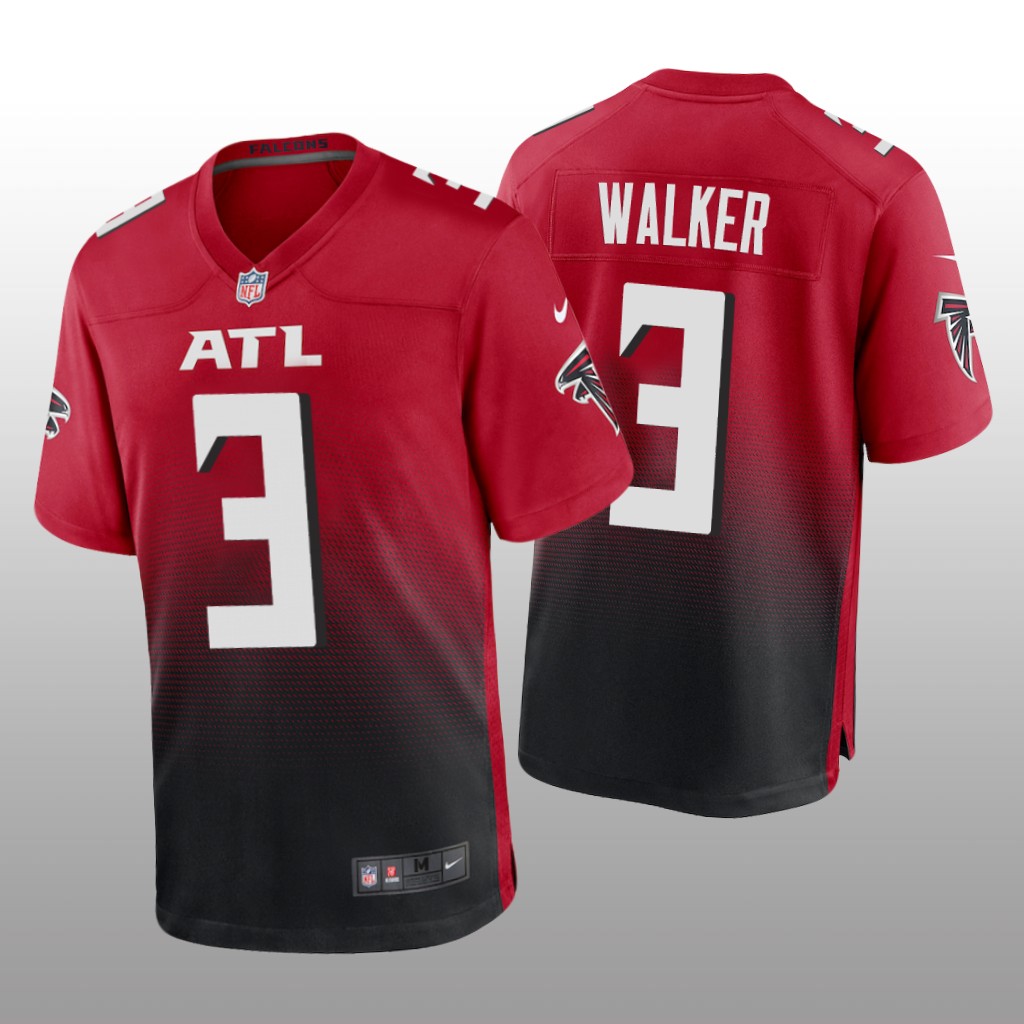Atlanta Falcons Mykal Walker Red Jersey Game - Men's
