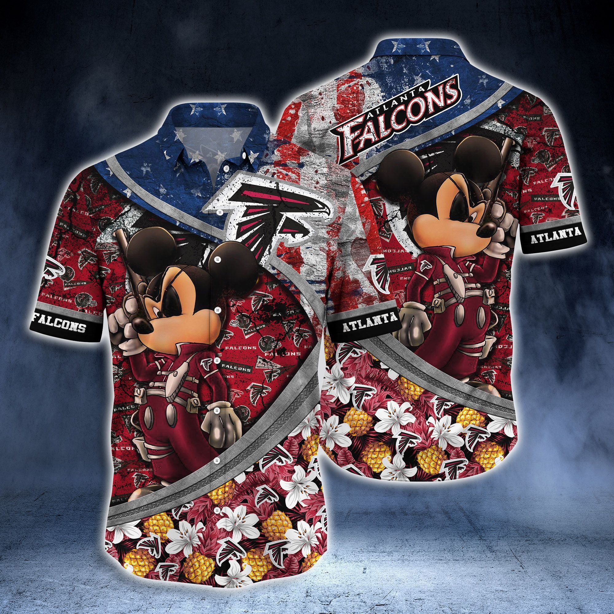 Atlanta Falcons NFL-Hawaii Shirt Style Hot Trending