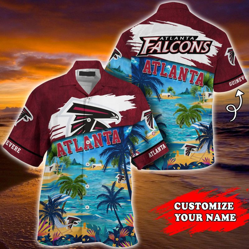 Atlanta Falcons NFL Customized Summer – Hawaii Shirt For This Season – Gift For Sport Lovers