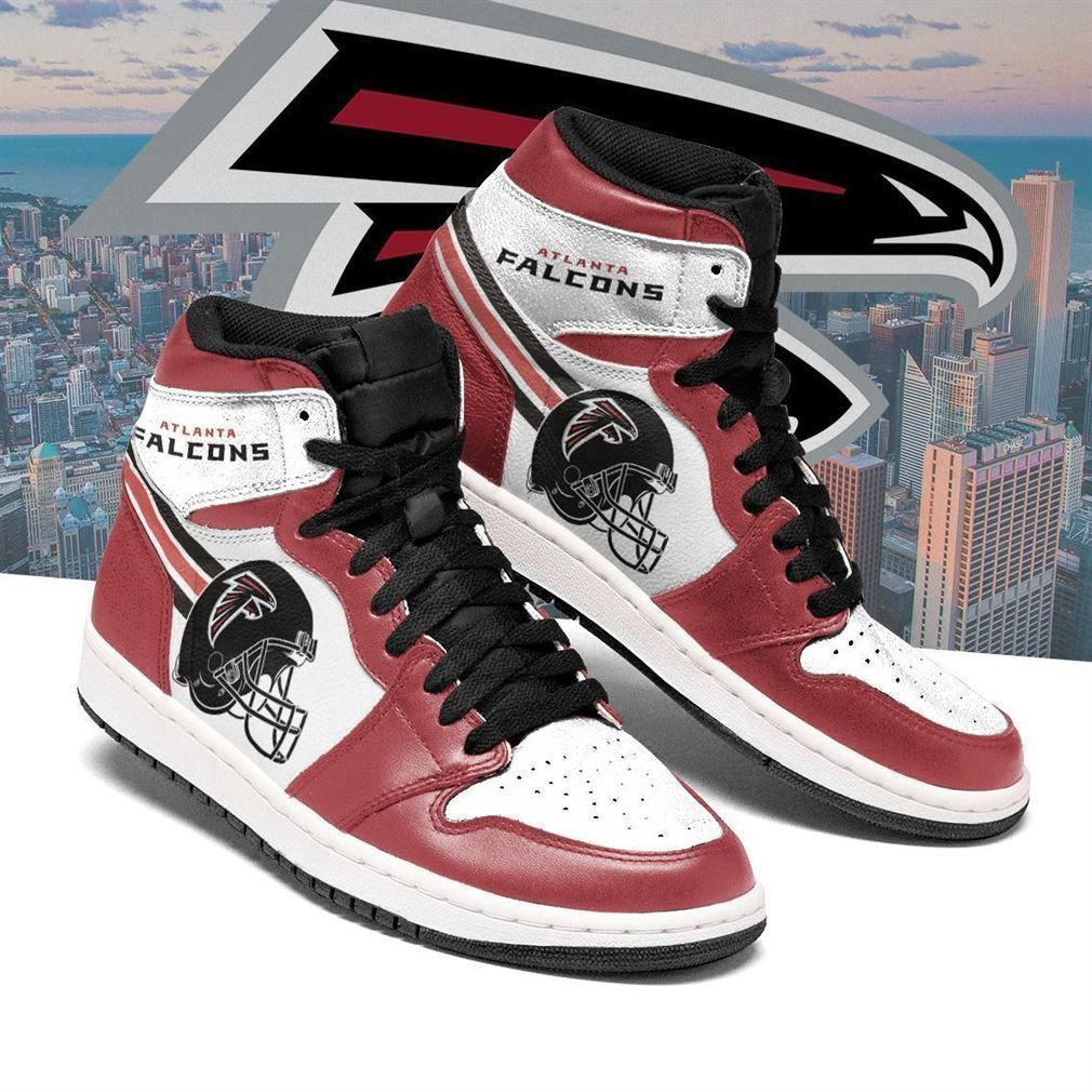 Atlanta Falcons Nfl Football Air Sneakers Sneakers Sport Sneakers High Top Air Jordan Sneaker, Air Jordan Hightop