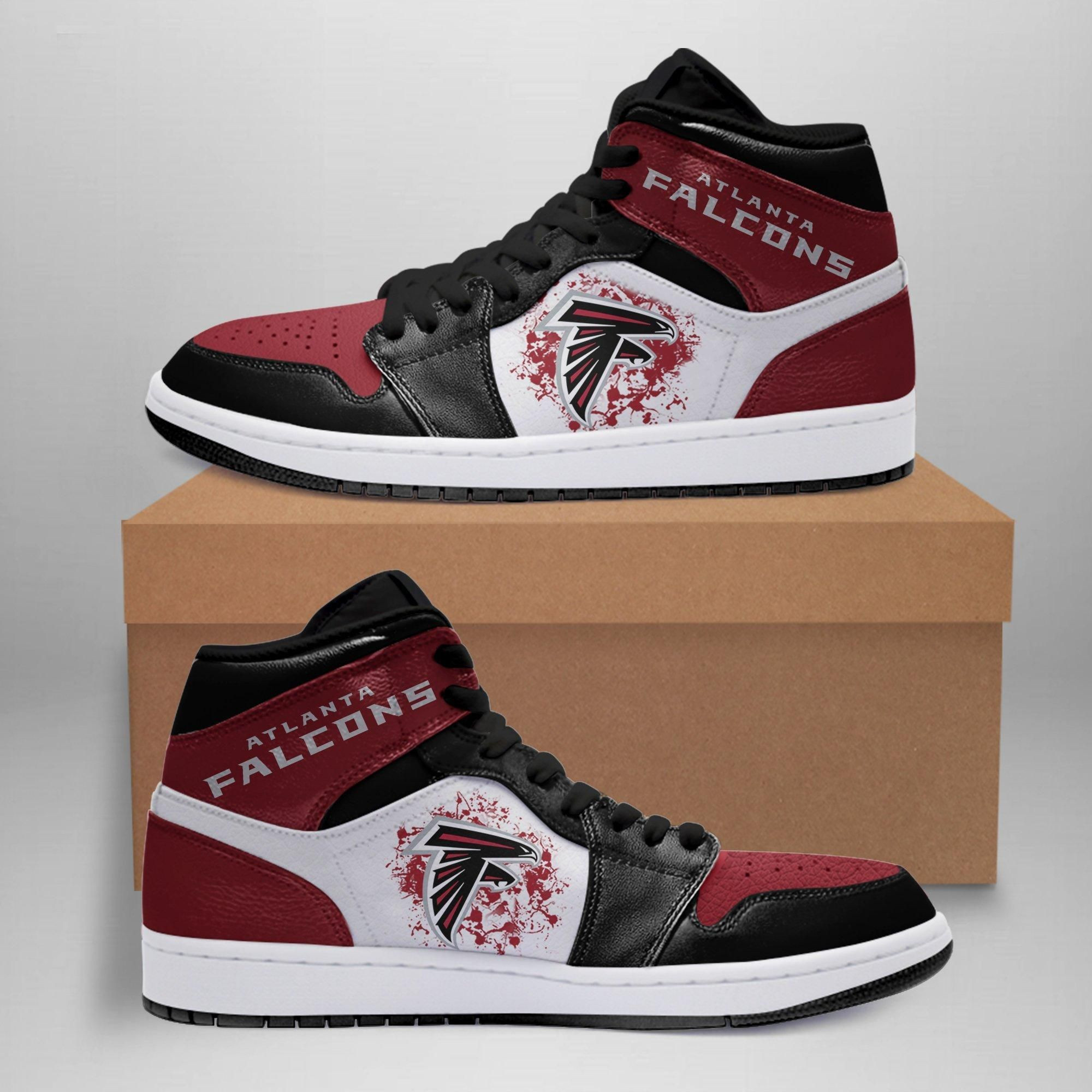 Atlanta Falcons NFL Football Team Sneakers Gift For Fans High Top Air Jordan Sneaker, Air Jordan Hightop