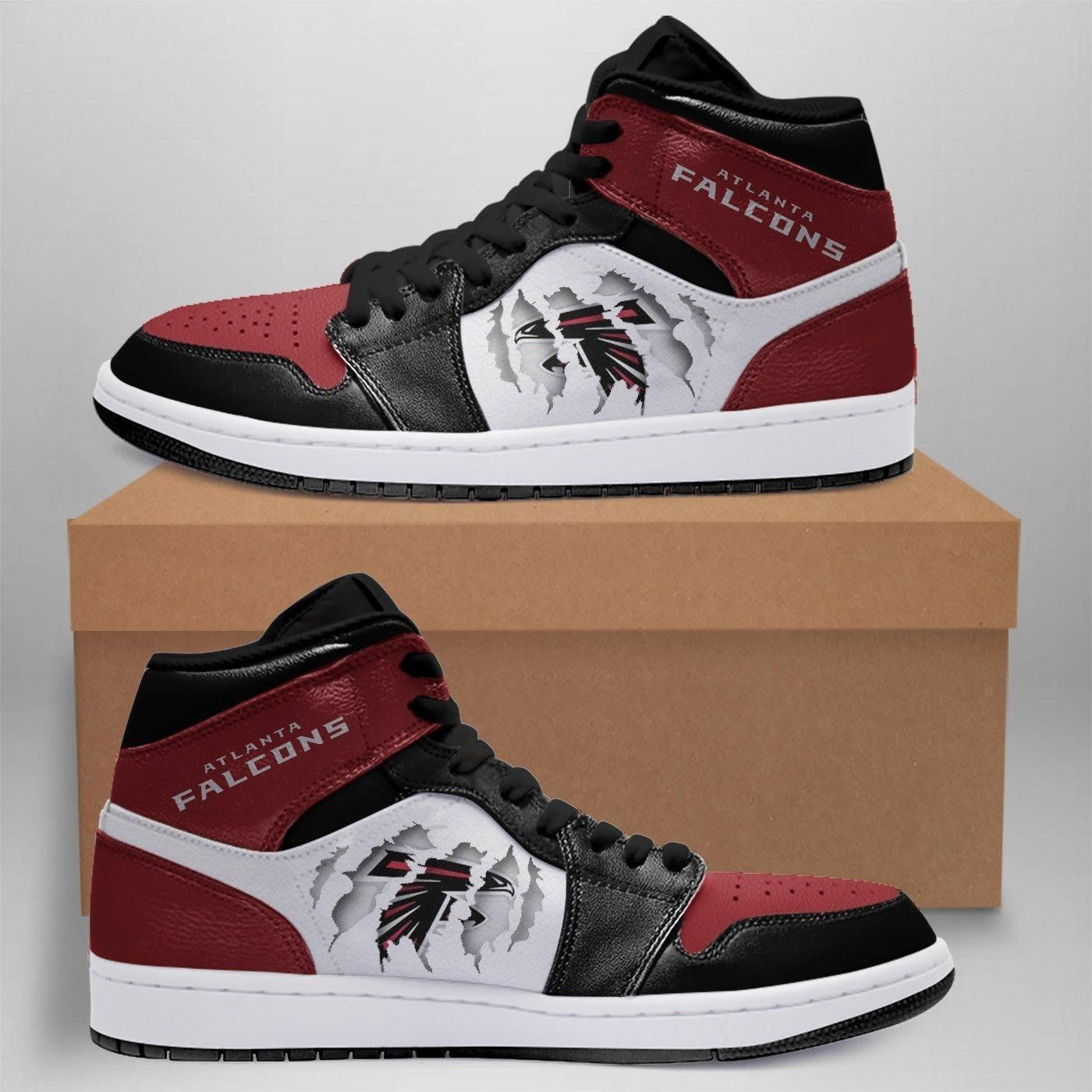 Atlanta Falcons NFL Football Team Sneakers Gift For Fans High Top Air Jordan Sneaker, Air Jordan Hightop