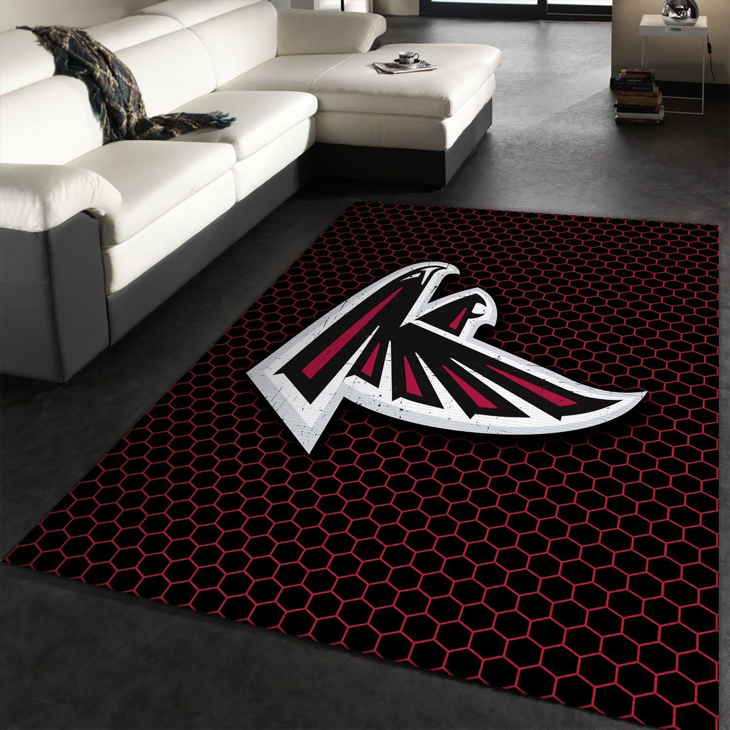 Atlanta Falcons NFL Rectangle Rug – Custom Size And Printing