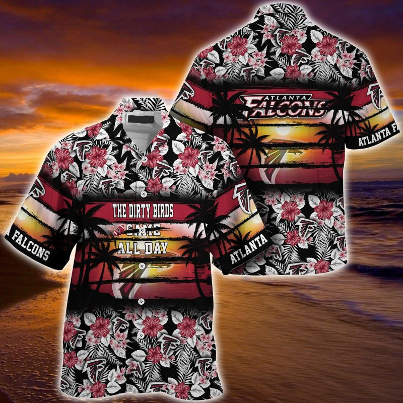 Atlanta Falcons NFL Summer – Hawaii Shirt For This Season – Gift For Sport Lovers Floral Pattern