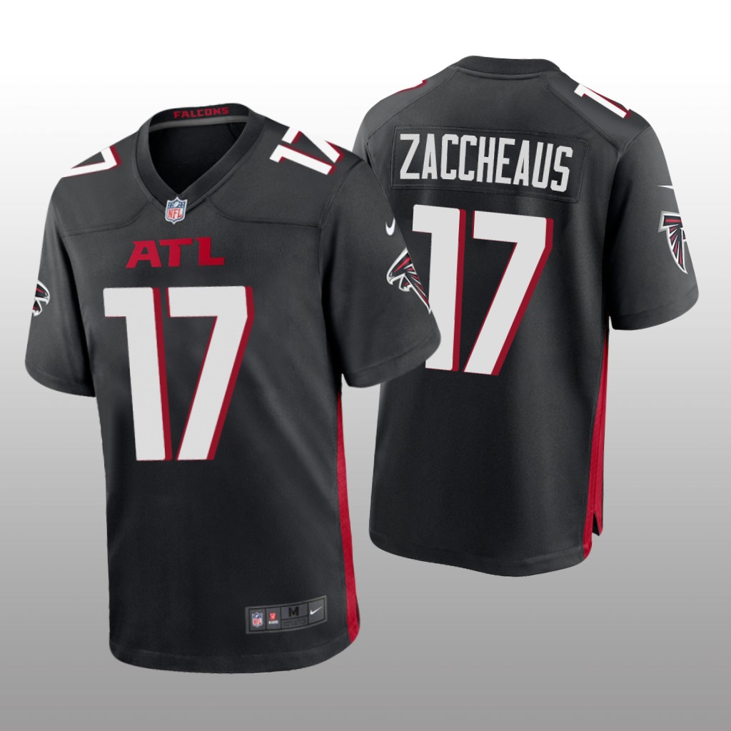 Atlanta Falcons Olamide Zaccheaus Black Jersey Game - Men's