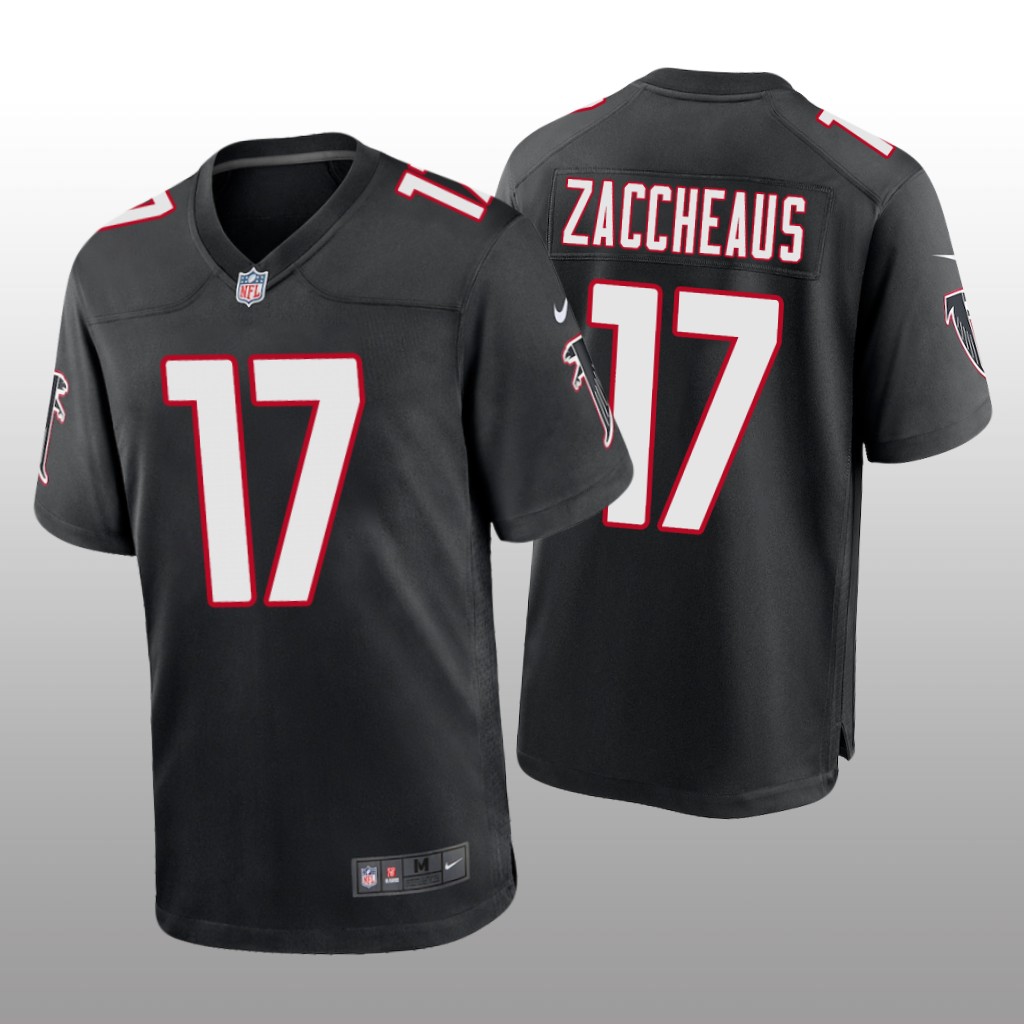 Atlanta Falcons Olamide Zaccheaus Black Jersey Throwback Game - Men's