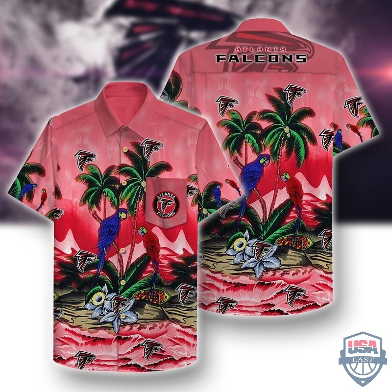 Atlanta Falcons Parrots Couple Hawaiian Shirt