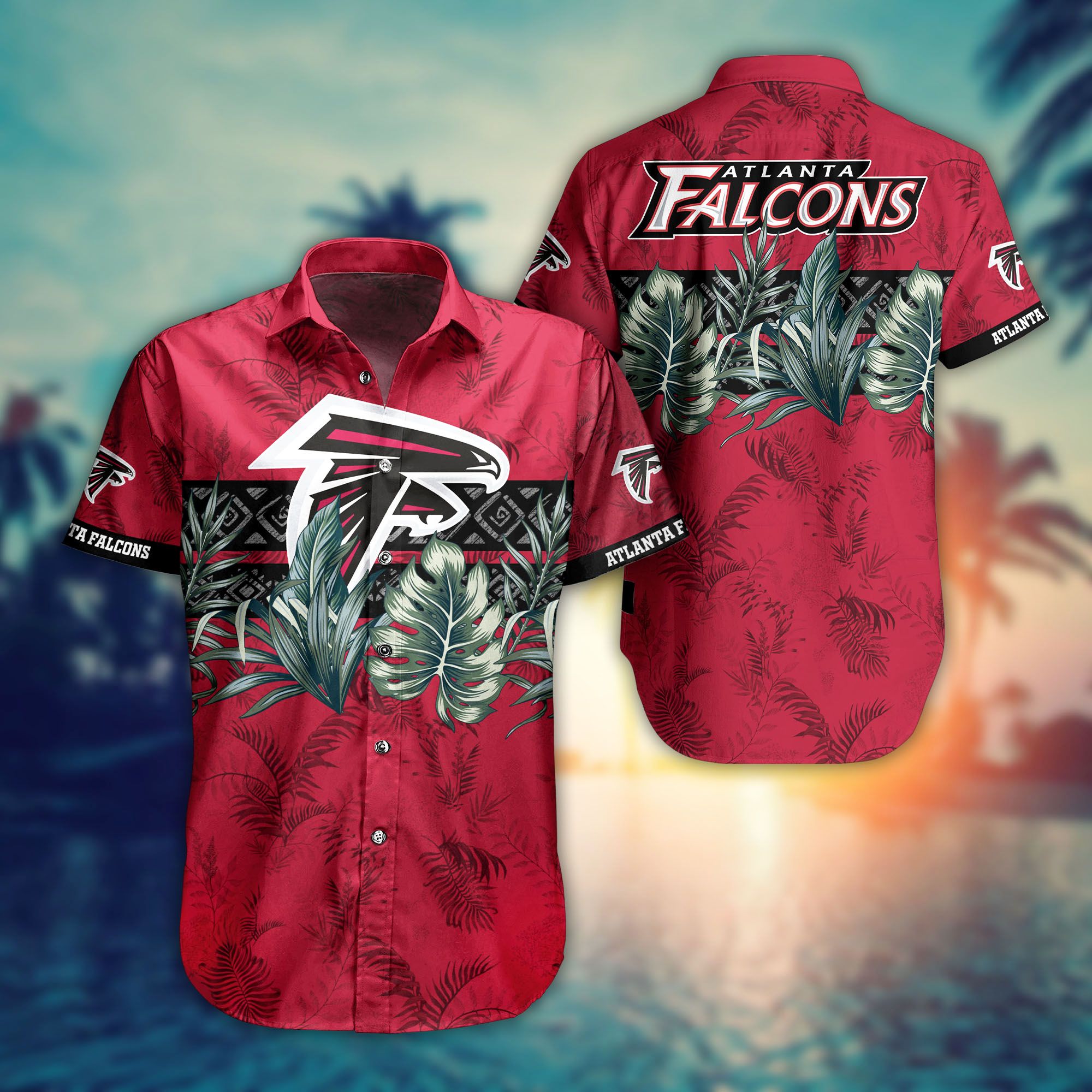 Atlanta Falcons Red Hawaiian Shirt