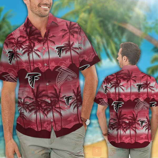 Atlanta Falcons Surf Hawaiian Shirt