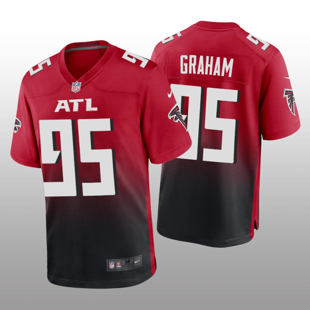 Atlanta Falcons Ta'Quon Graham Red Jersey Vapor Limited - Men's