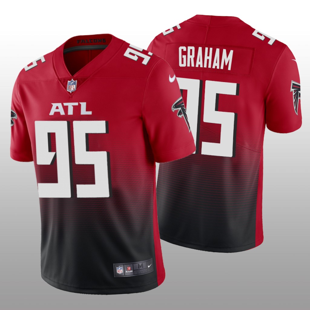 Atlanta Falcons Ta'Quon Graham Red Jersey Vapor Limited - Men's