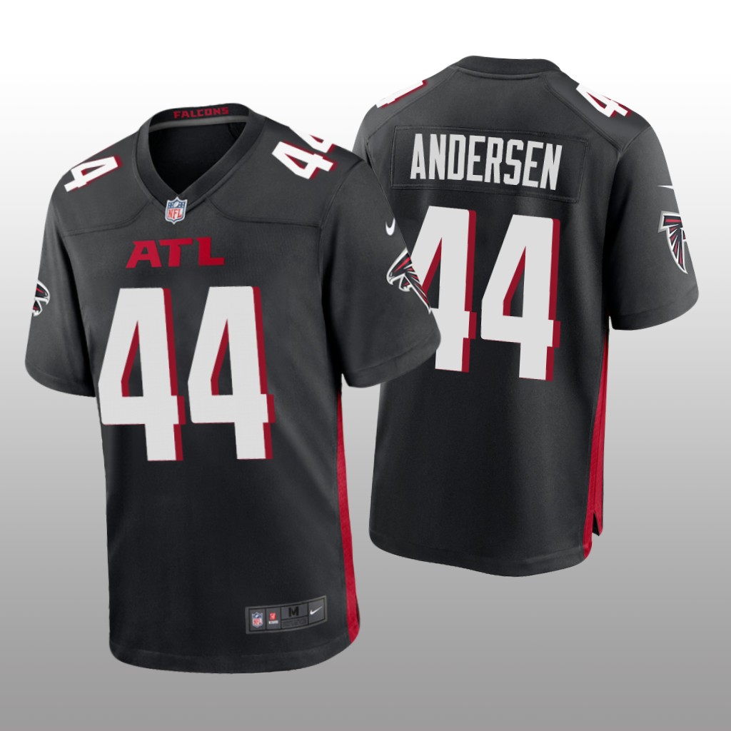 Atlanta Falcons Troy Andersen Black Jersey Game - Men's