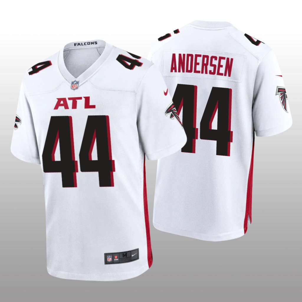 Atlanta Falcons Troy Andersen White Jersey Game - Men's