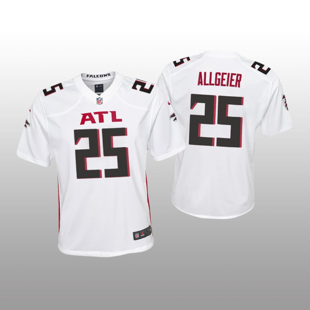 Atlanta Falcons Tyler Allgeier White Jersey Game - Youth
