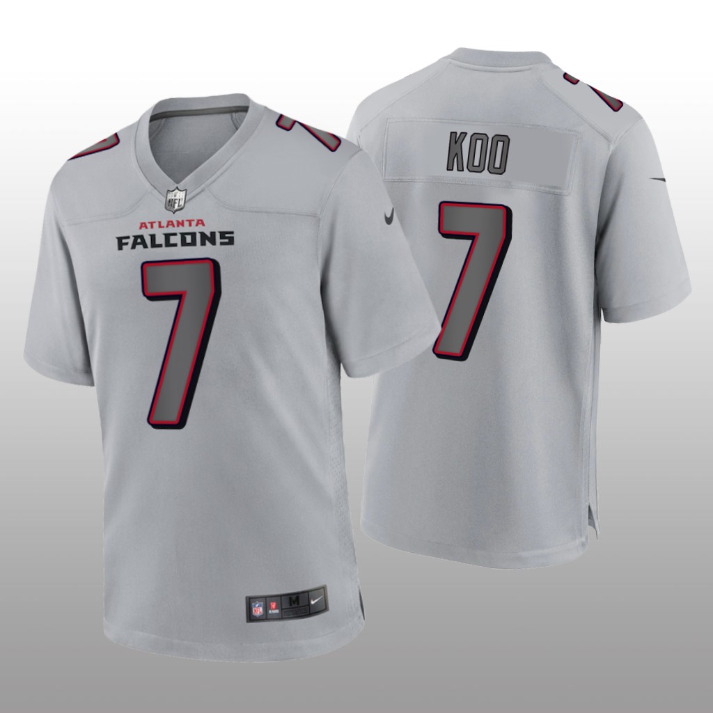 Atlanta Falcons Younghoe Koo Gray Jersey Atmosphere Fashion Game - Men's
