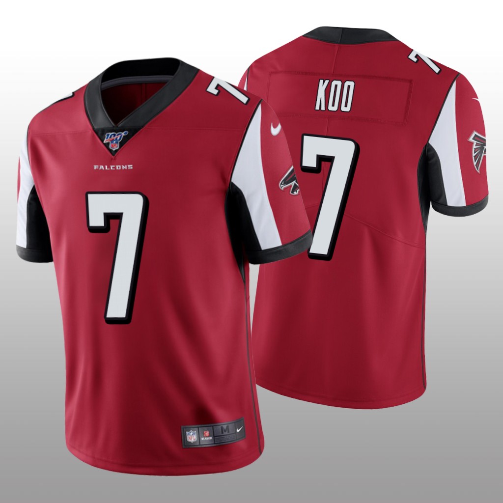 Atlanta Falcons Younghoe Koo Red Vapor Limited Jersey 100th Season - Men's