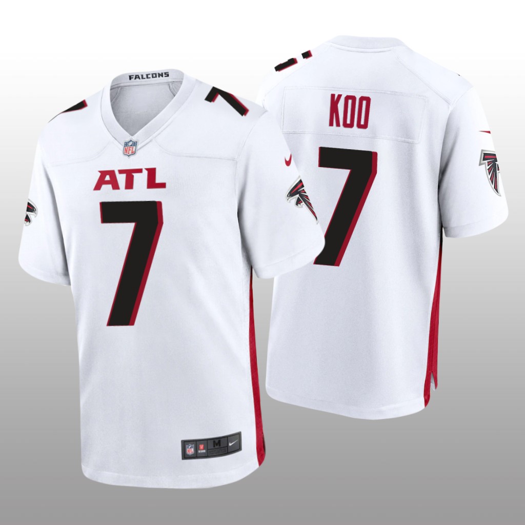 Atlanta Falcons Younghoe Koo White Jersey Game - Men's
