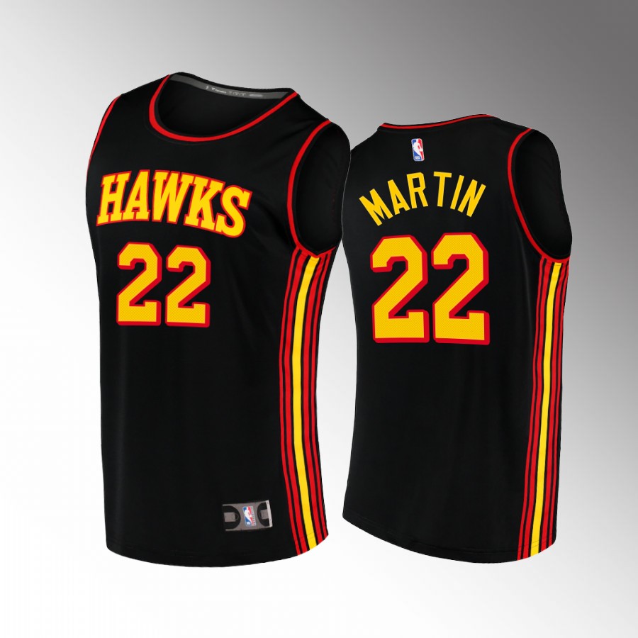 Atlanta Hawks #22 Tyrese Martin Statement Jersey 2022-23 Black