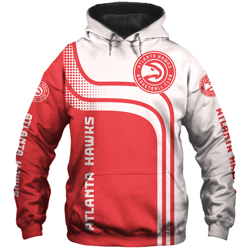 Atlanta Hawks 3D Hoodie Gift For Fans Cheap Basketball For Fans NBA Hoodie