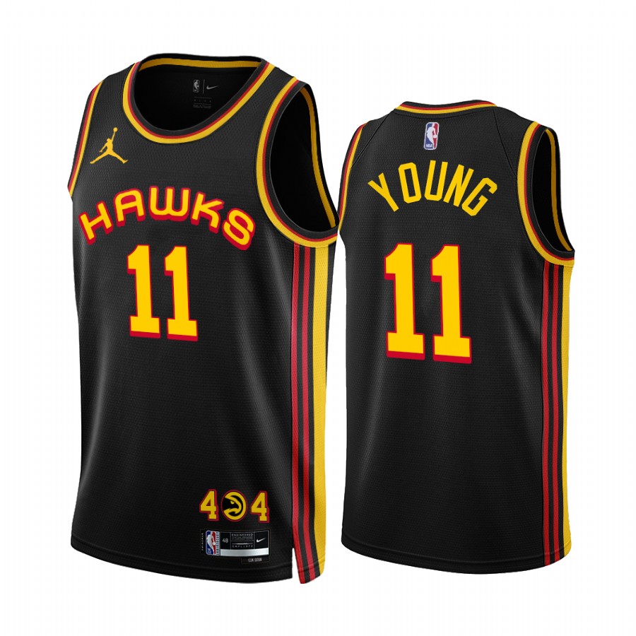 Atlanta Hawks Trae Young 2022-23 Black Statement Edition Jersey