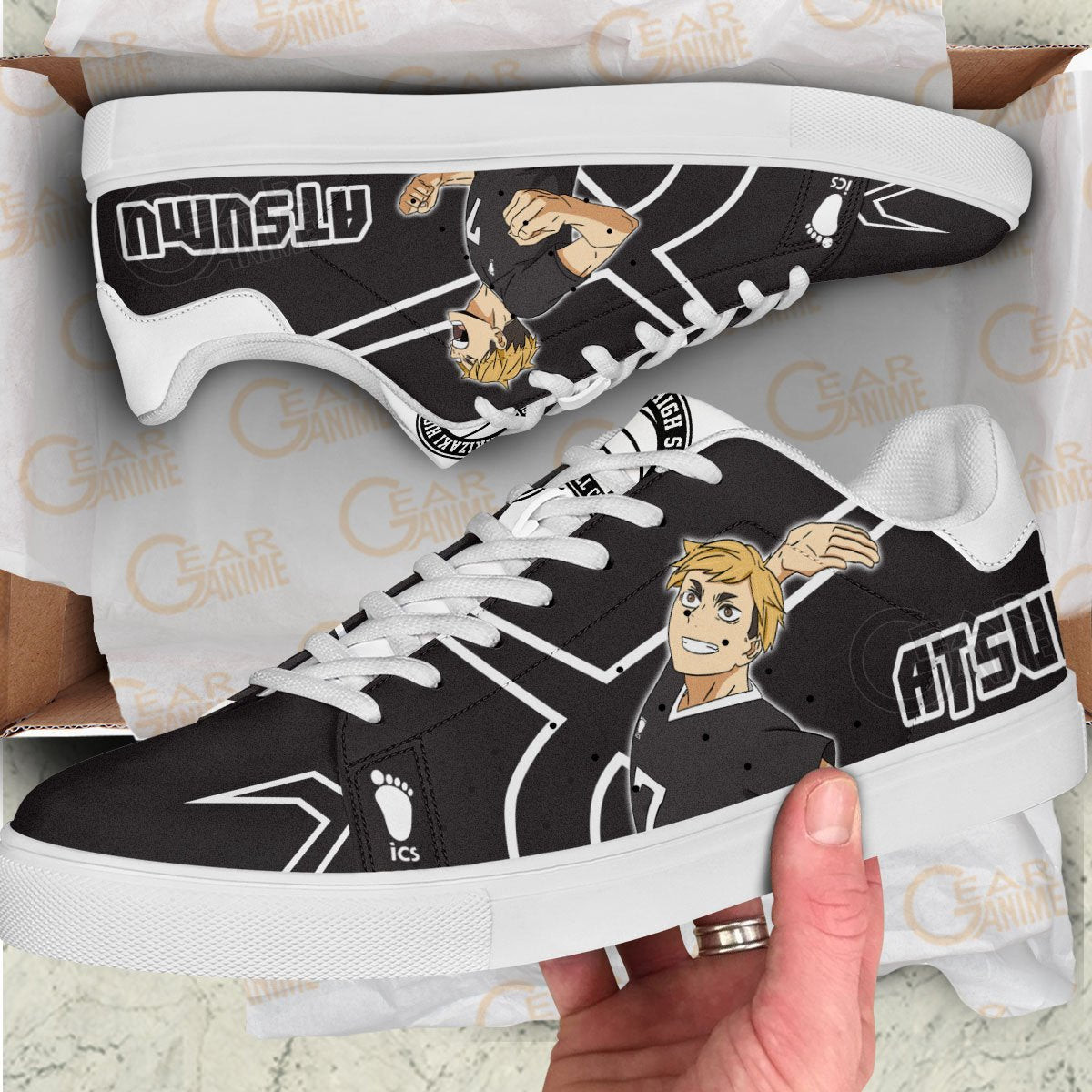Atsumu Miya Skate Shoes Custom Haikyuu Anime Shoes