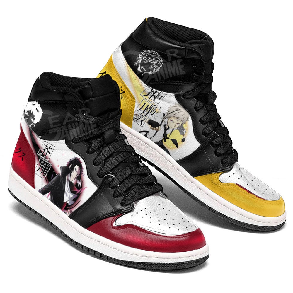 Atsushi and Ryuunosuke JD1s Sneakers Bungo Stray Dogs Anime Shoes, Air Jordan Hightop