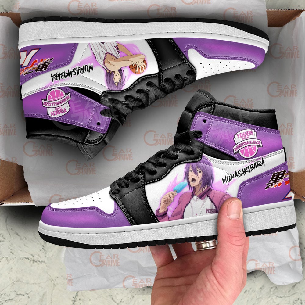 Atsushi Murasakibara JD1s Sneakers Kuroko’s Basketball Anime Shoes, Air Jordan Hightop