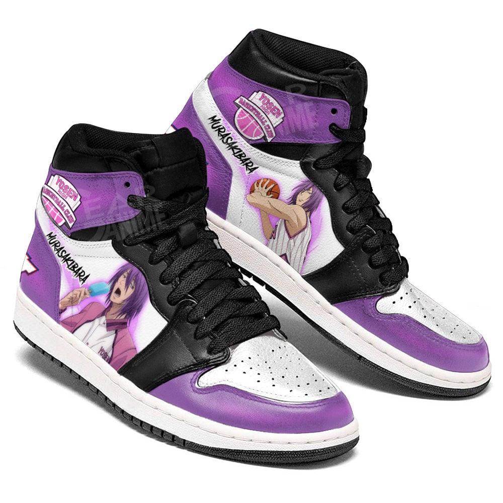 Atsushi Murasakibara JD1s Sneakers Kuroko’s Basketball Anime Shoes, Air Jordan Hightop