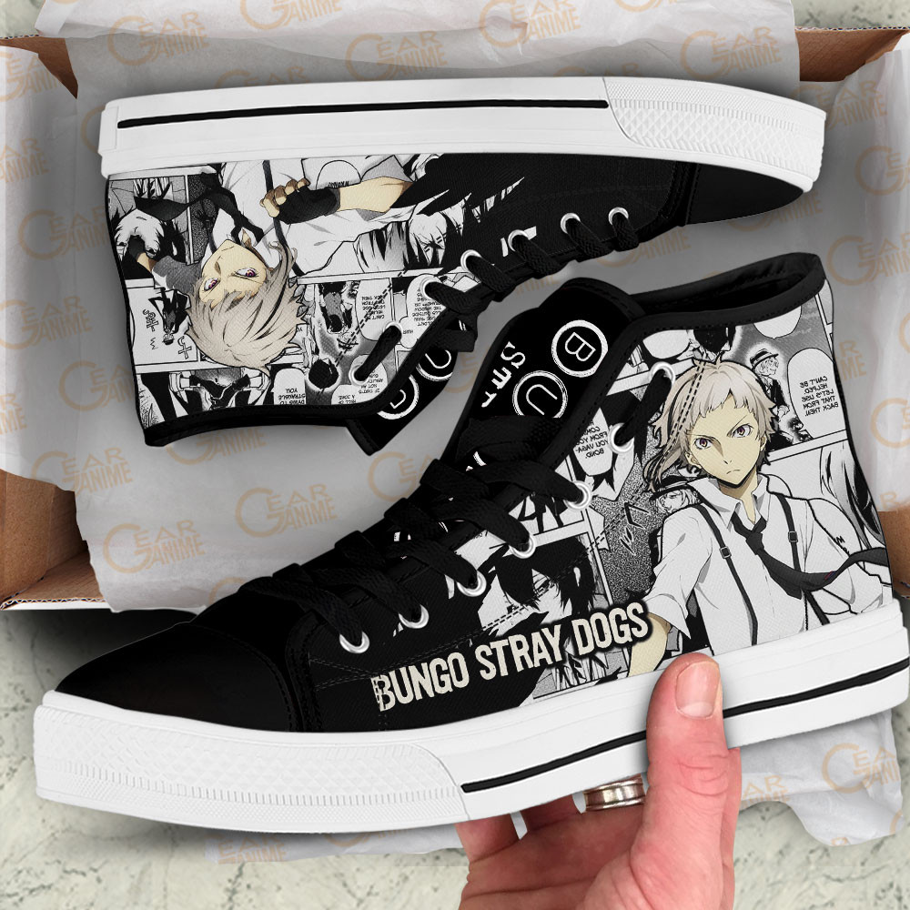 Atsushi Nakajima High Top Shoes Bungo Stray Dogs Custom Anime Sneakers